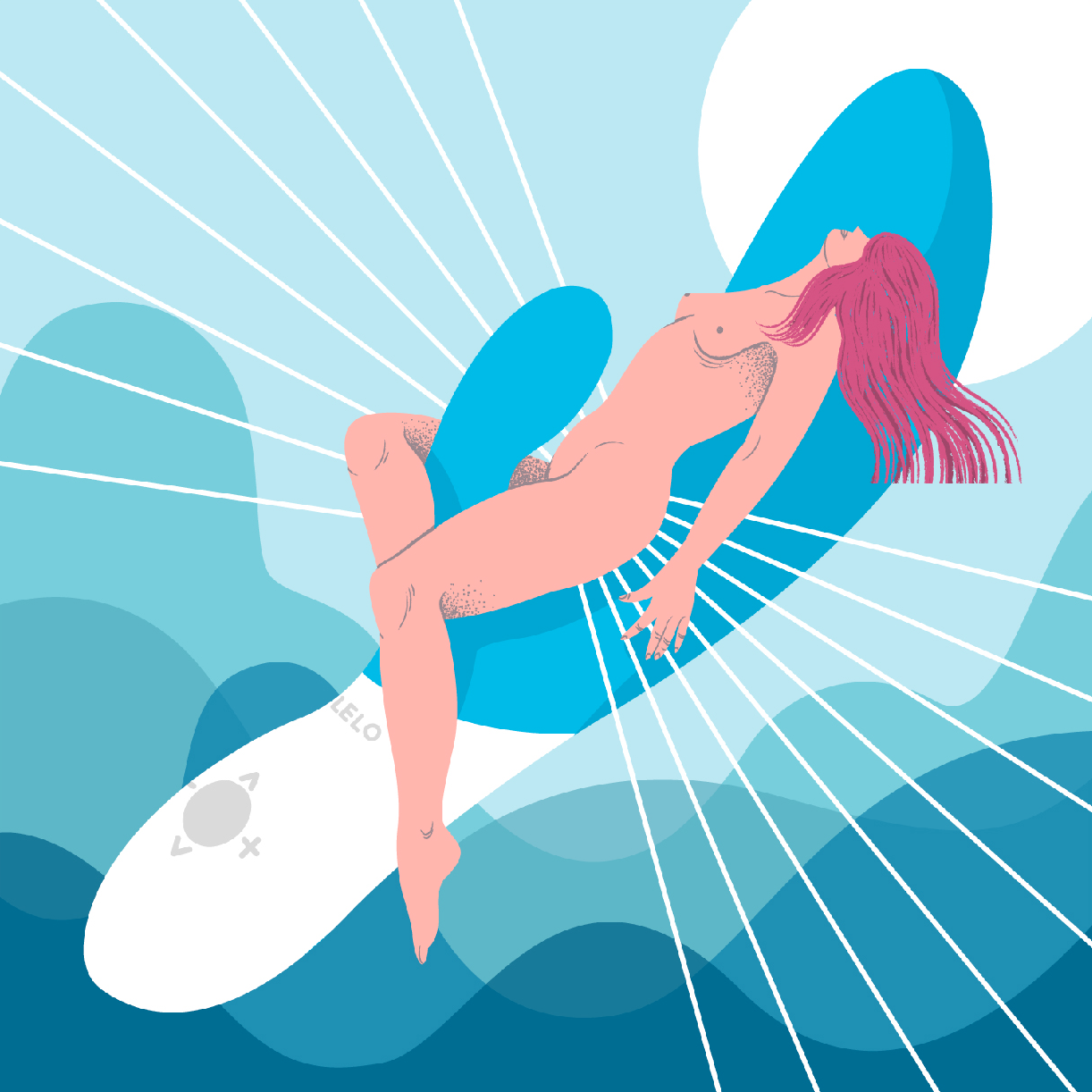 Vibrator Lelo Ina Wave 2 - ljubičasti