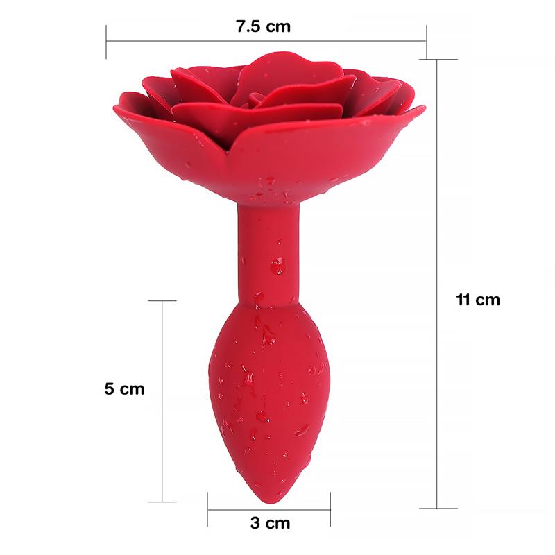 5-rose-silicone-butt-plug-red