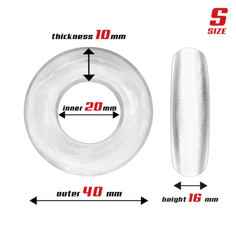 Prsteni za penis - Beast Rings Flexible - 2