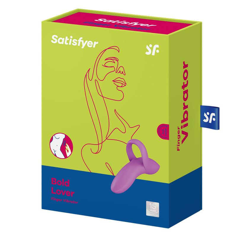 SATISFYER BOLD LOVER Finger vibrator- tamno roza