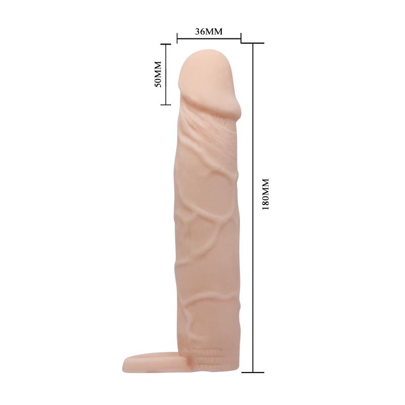 Produžetak za penis 18 cm - Pretty Love Sleeve Produžetak za penis 18 cm - Pretty Love Sleeve