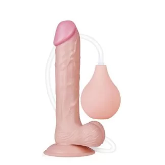 Squirting Dildo boje kože 20 cm - Squirt Extreme