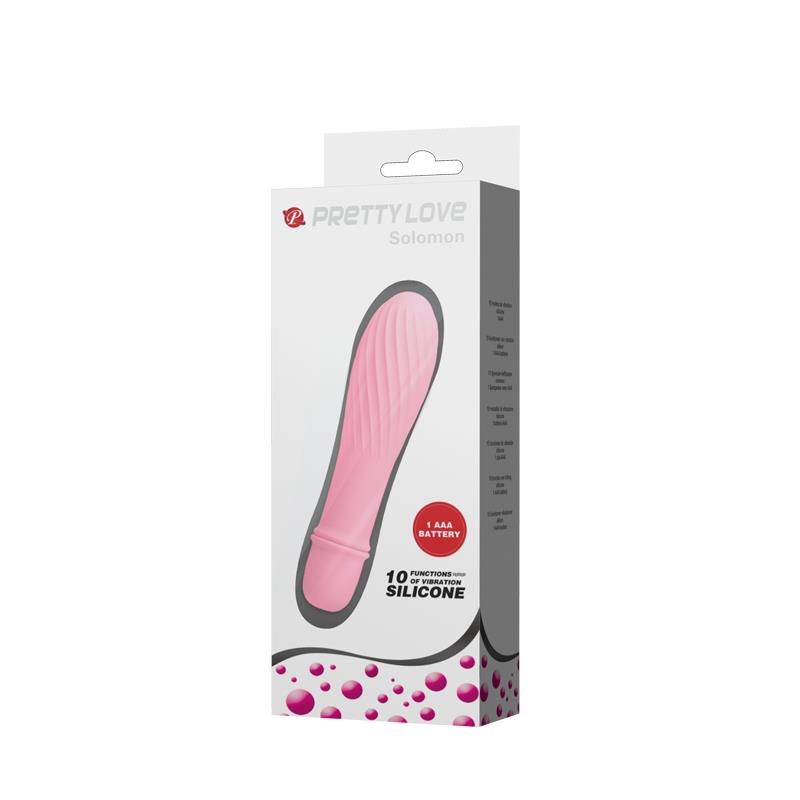 Mini vibrator rozi - Pretty Love Solomon Mini vibrator rozi - Pretty Love Solomon