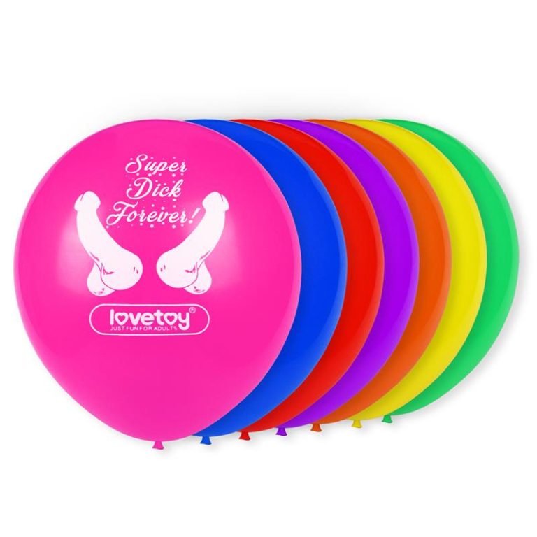 Baloni s motivom penisa Lovetoy Party - 7 komada