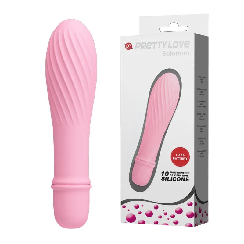 Mini vibrator rozi - Pretty Love Solomon Mini vibrator rozi - Pretty Love Solomon