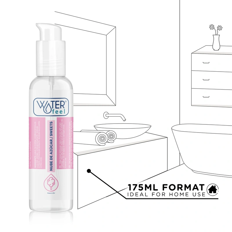 Lubrikant na bazi vode Water feel 175 ml - šećerna vuna Lubrikant na bazi vode Water feel 175 ml - šećerna vuna