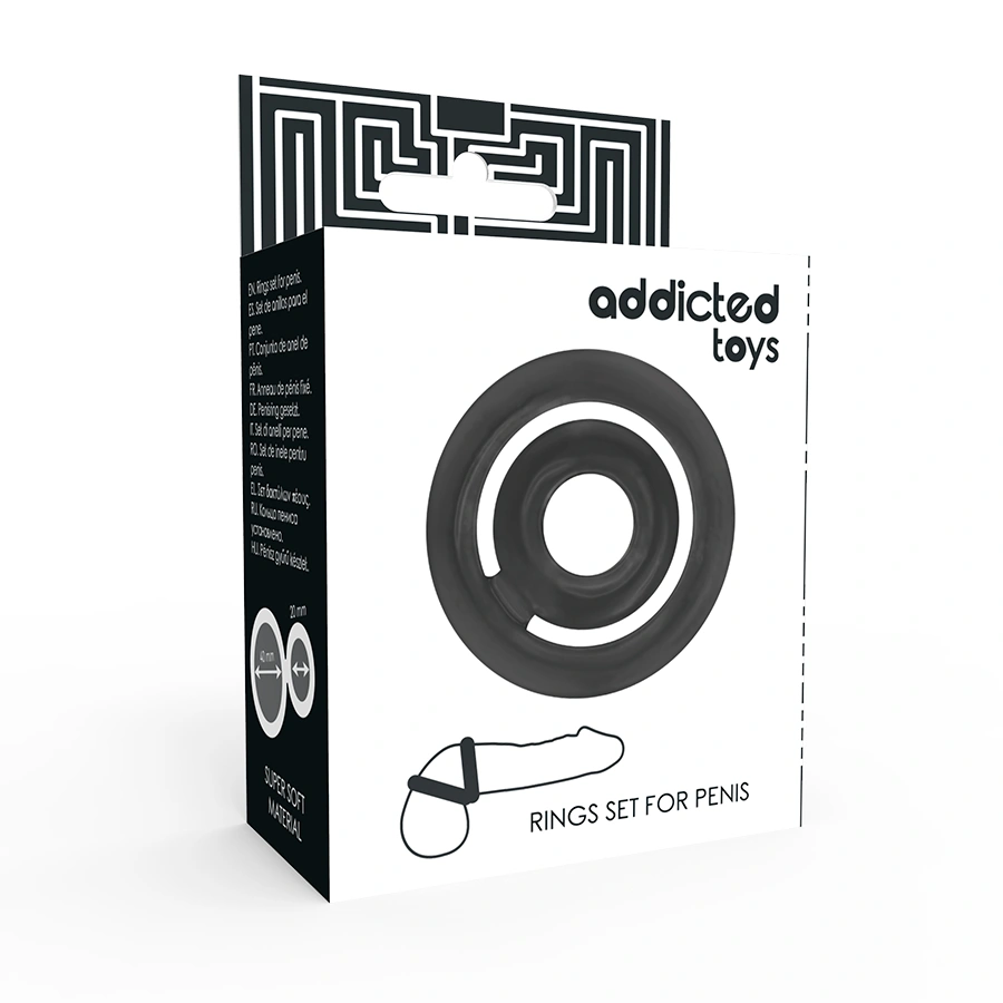 Dvostruki prsten za penis - Addicted toys Potenz Dvostruki prsten za penis - Addicted toys Potenz