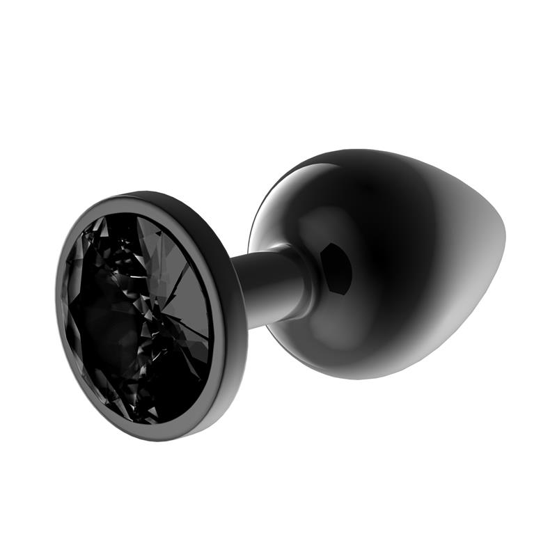 Crni analni čep mali - Black Gem Crni analni čep mali - Black Gem sa suženim vrhom