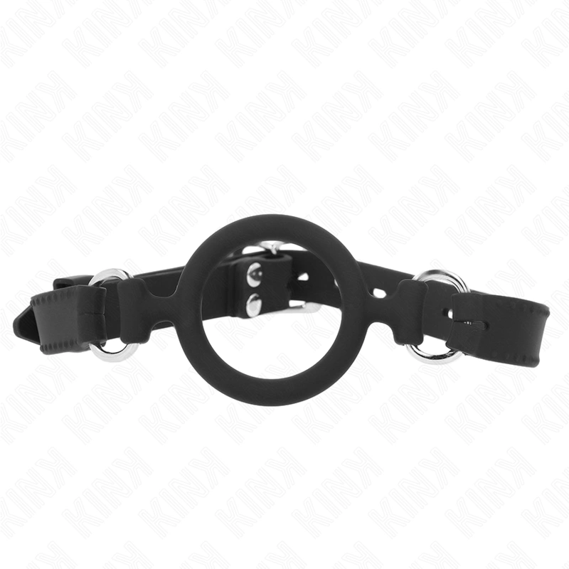 Silikonski gag s prstenom - Kink Silikonski gag s prstenom - Kink za bondage igrice.