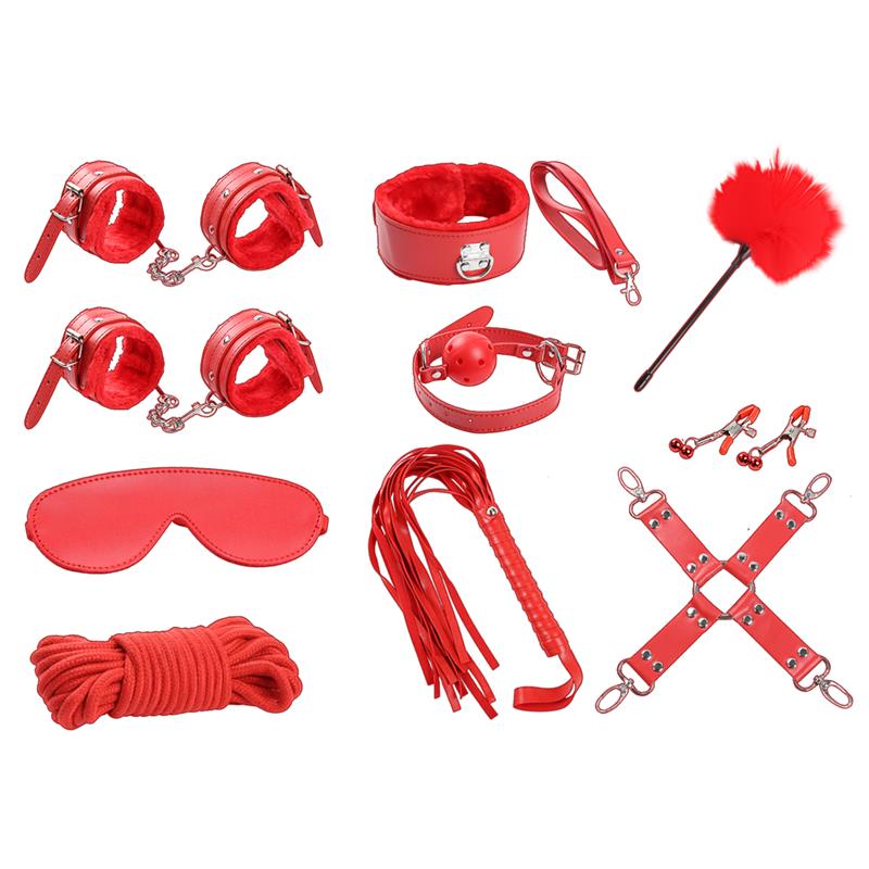 IntoYou BDSM line - crveni set od 11 dijelova IntoYou BDSM line - crveni set od 11 dijelova