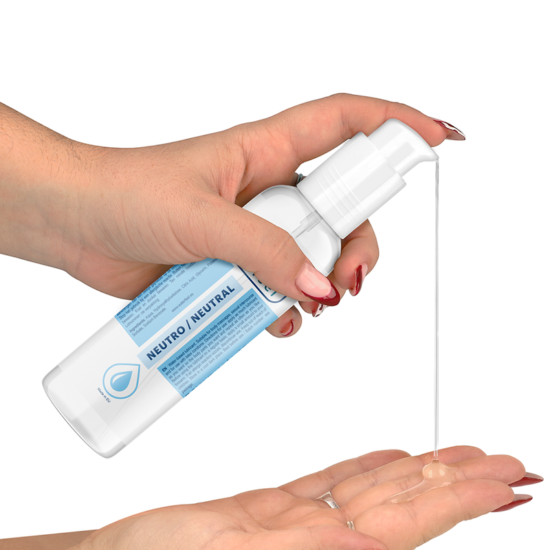 Lubrikant na bazi vode - Waterfell Neutral 175 ml Lubrikant na bazi vode - Waterfell Neutral 175 ml prikaz doziranja iz bočice koja sprječava proljevanje