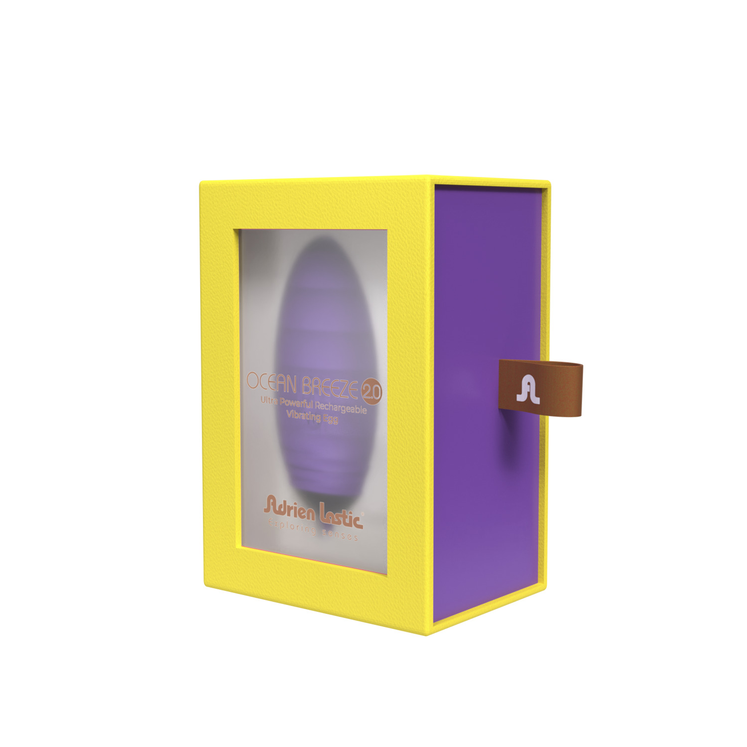 Vibrirajuće jaje ljubičasto - Ocean Breeze 2.0 - ambalaža s prednje strane
