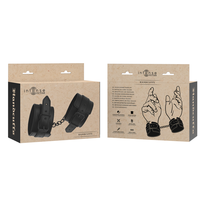 Lisice crne - Intense Fetish Lisice crne - Intense Fetish prikaz ambalaže