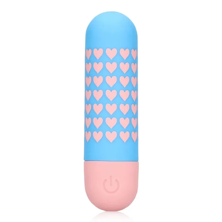 Mini vibrator - Heart to Get - prikaz dizajna s malim srcima
