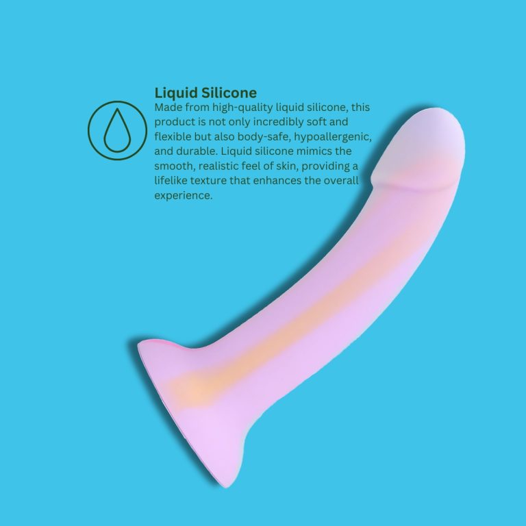Dildo 18 cm - Mina Taro napravljen je od tekućeg silikona.