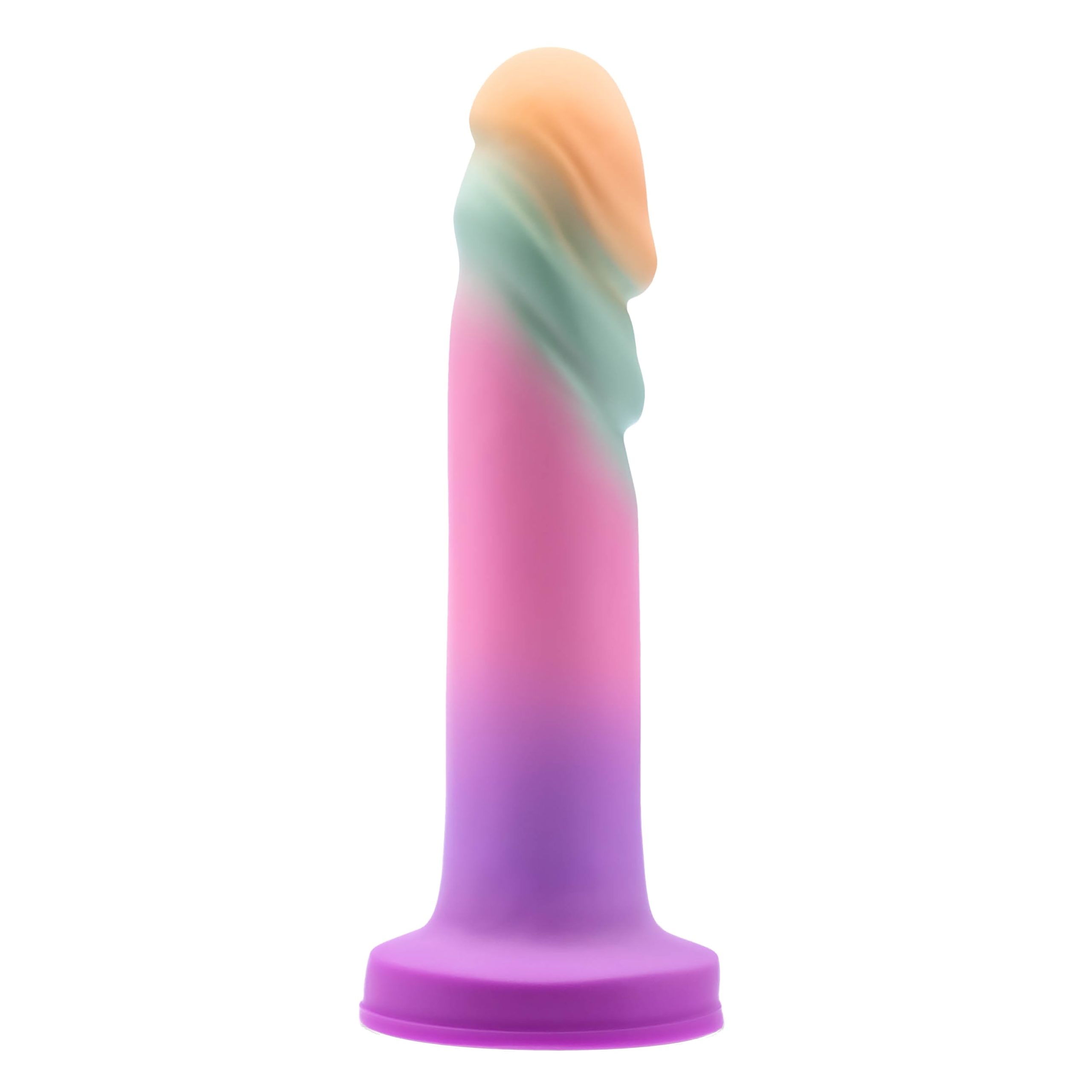 Dildo 18 cm - Avant Sunrise Gaze prikaz bočne strane. Na slici je vidljiva vakumska baza.