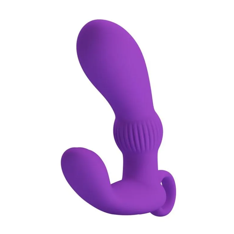 Punjivi masažer prostate ljubičasti - Cayla