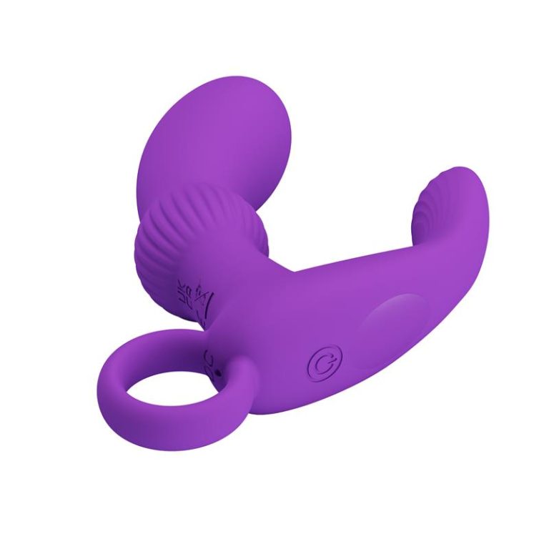 Punjivi masažer prostate ljubičasti - Cayla