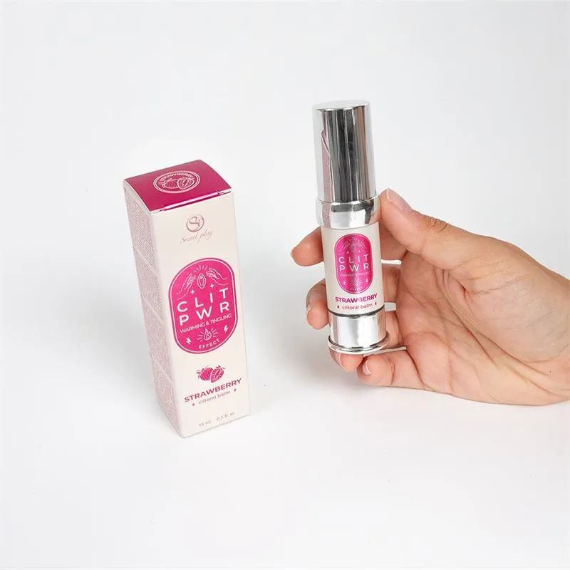Clit Pwr Jagoda - stimulirajući balzam za klitoris 15 ml Clit Pwr Jagoda - stimulirajući balzam za klitoris 15 ml