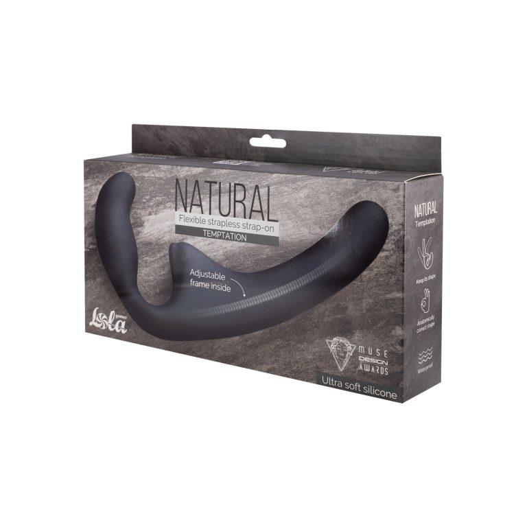 Strapless strap on crni - Natural Temptation