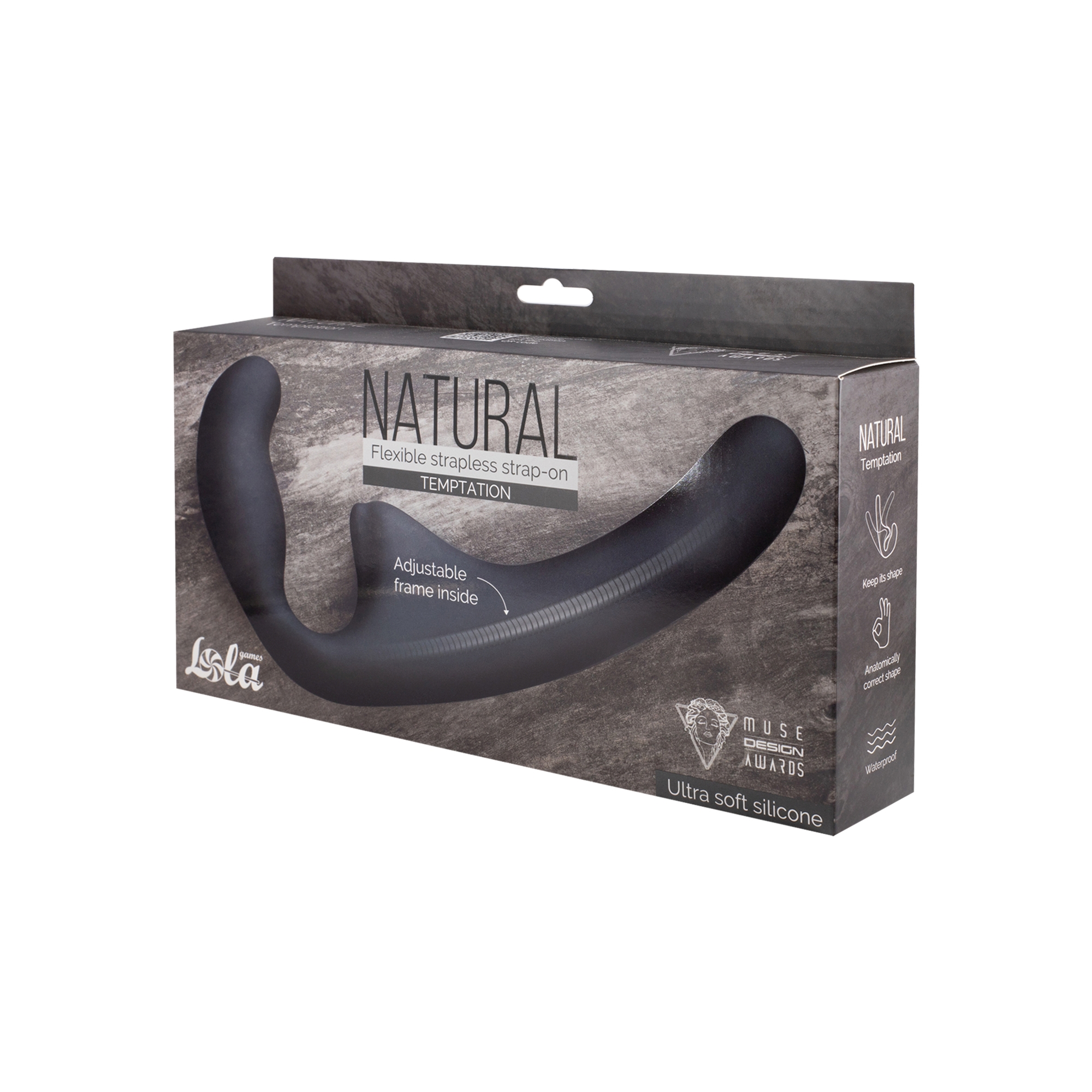 Strapless strap on crni - Natural Temptation Strapless strap on crni - Natural Temptation