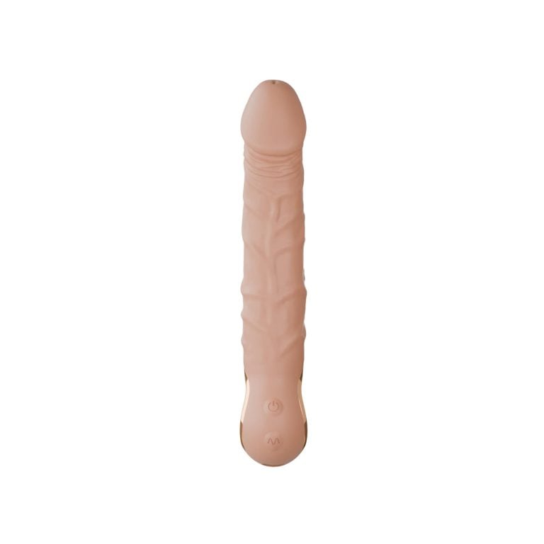 Vibrator boje kože - Relax - prikaz gornje strane na kojoj se nalaze dvije tipke za upravljanje funkcijama