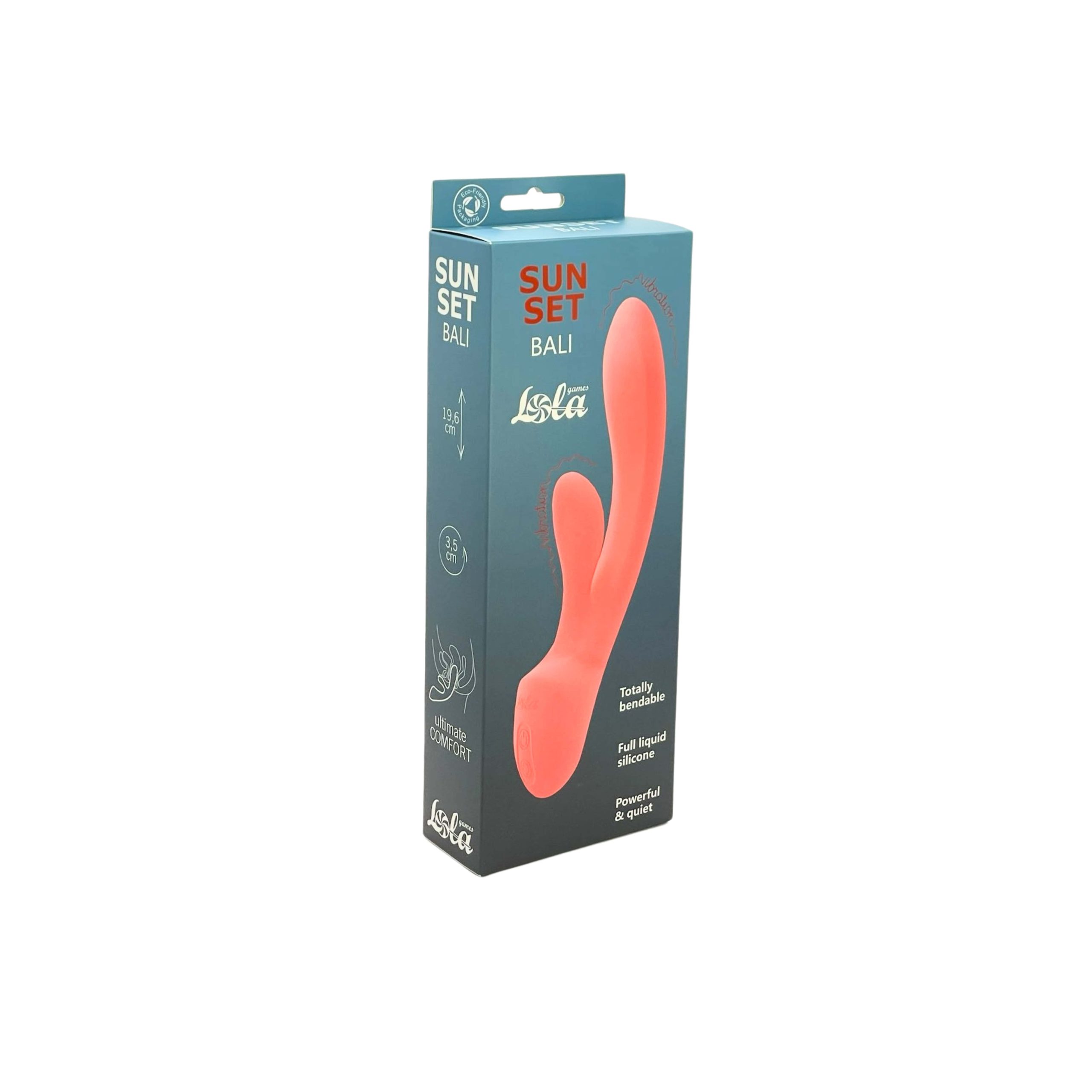 Rabbit vibrator Bali Sunset - Coral Pink u ambalaži