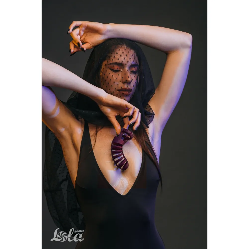 Kavez za penis - Chastity Romello Wine Red