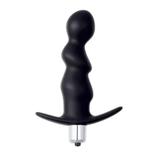 Vibrirajući analni čep crni - Spiral Plug