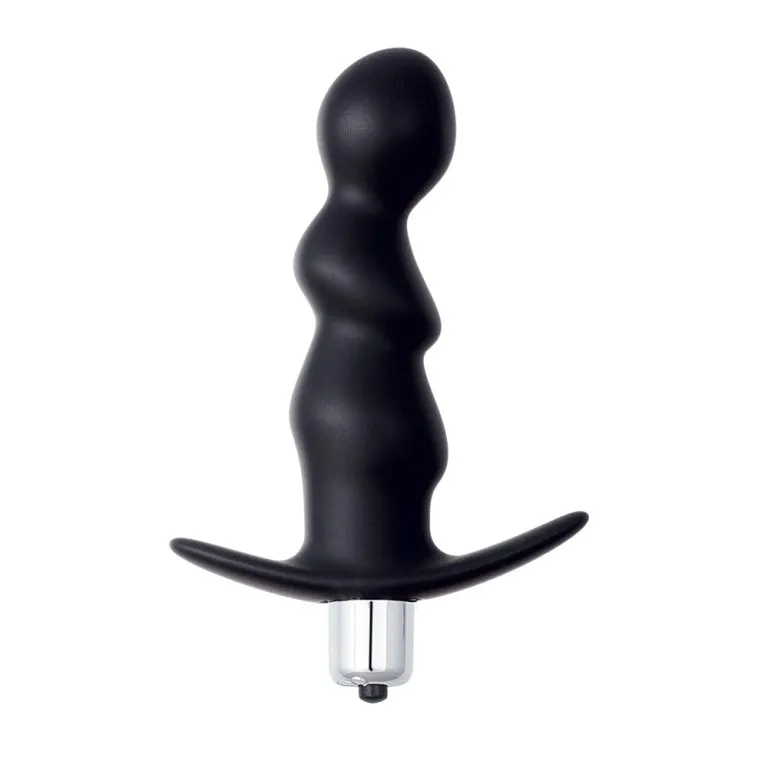 Vibrirajući analni čep crni - Spiral Plug
