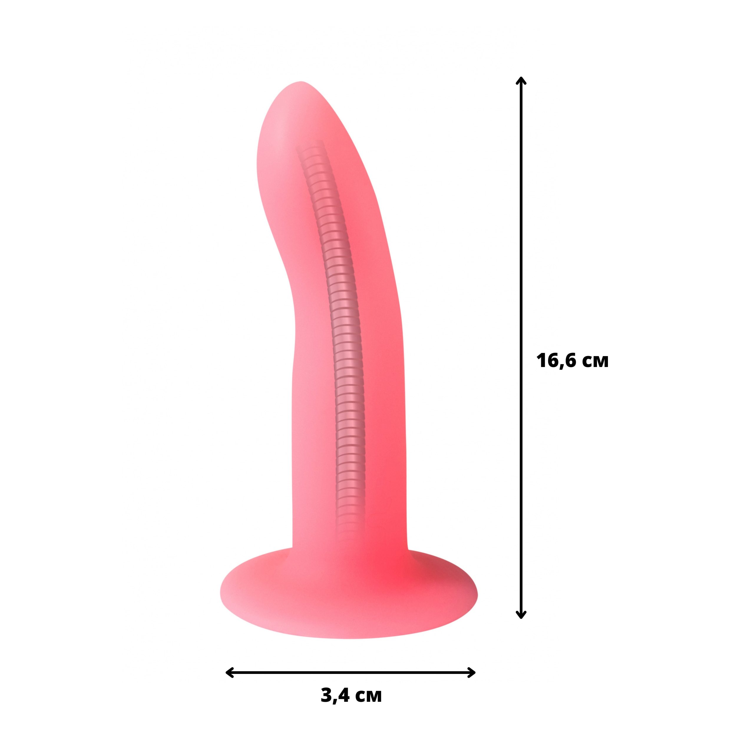 Dildo koji svijetli u mraku 16 cm - Techno Moon Beam