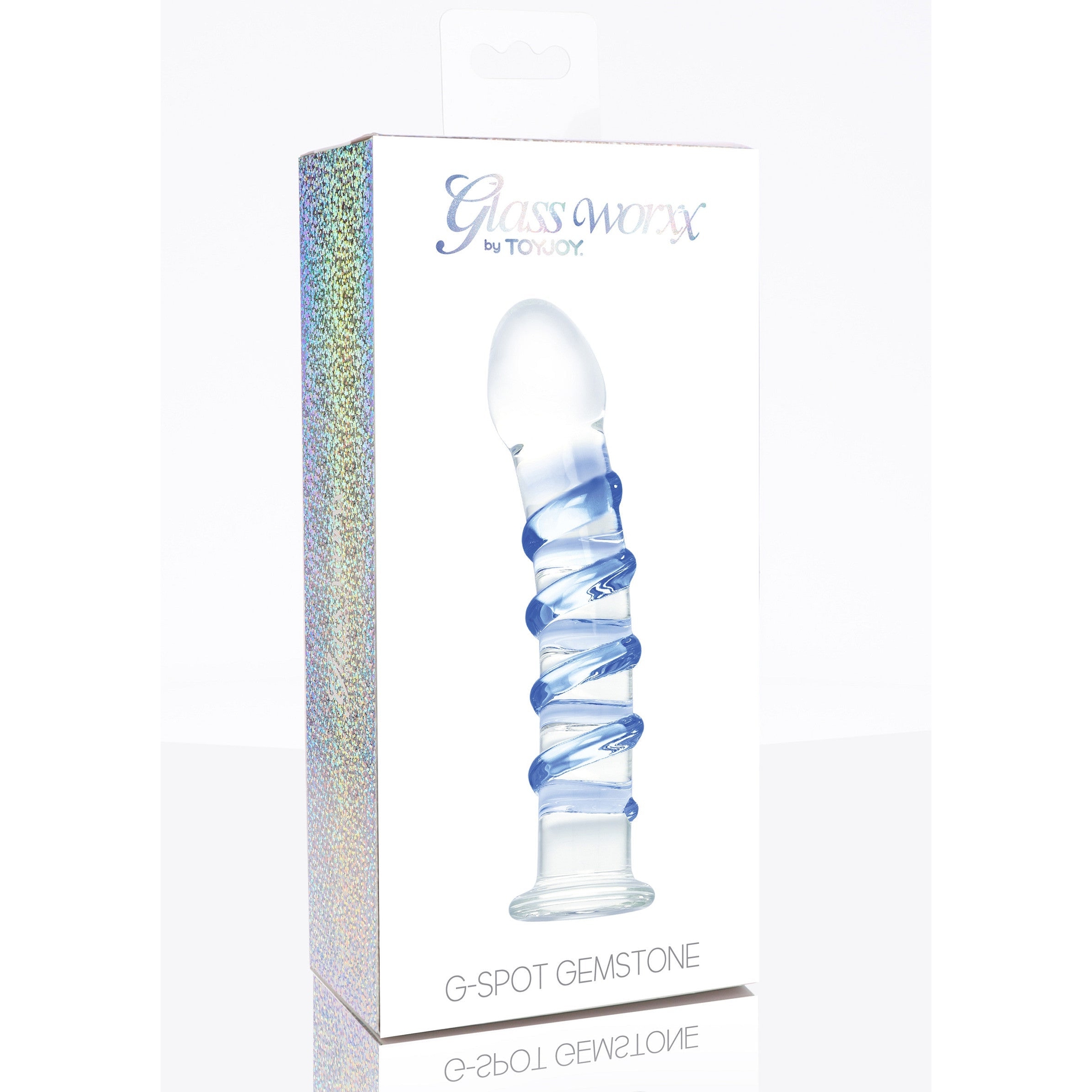 Stakleni dildo 16 cm - G Spot Gemstone Stakleni dildo 16 cm - G Spot Gemstone - ambalaža