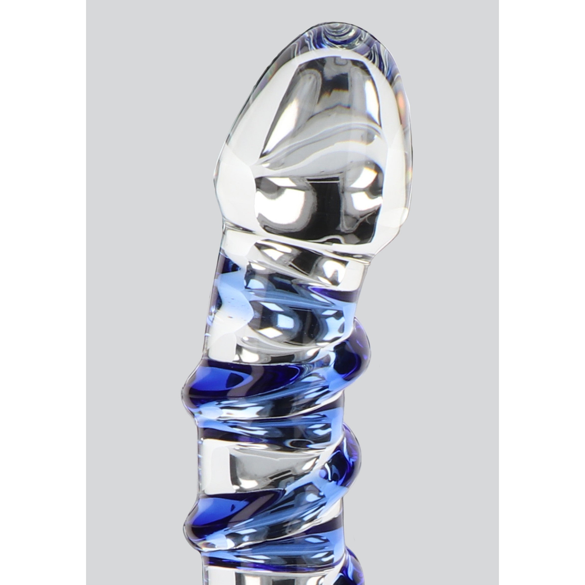 Stakleni dildo 16 cm - G Spot Gemstone Stakleni dildo 16 cm - G Spot Gemstone - prikaz proširenog stiliziranog glavića