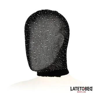 Maska za lice - Latetobed Shiny Lace Hood - prikaz rupičaste tkanine
