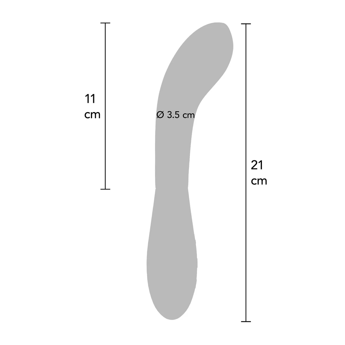 Vibrator za G točku rozi - Milkshake Dance - dimenzije - dužina: 21 cm, promjer 3,5 cm