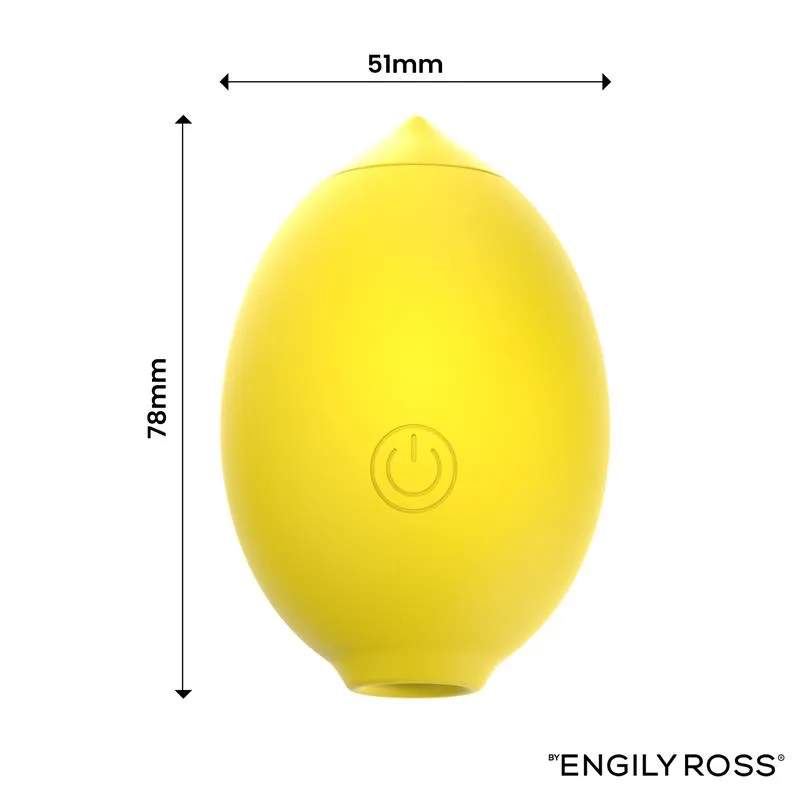 Stimulator klitorisa - Engily Ross Lemon - prikaz dimenzija: dužina 7,8 cm, dužina 5,1 cm