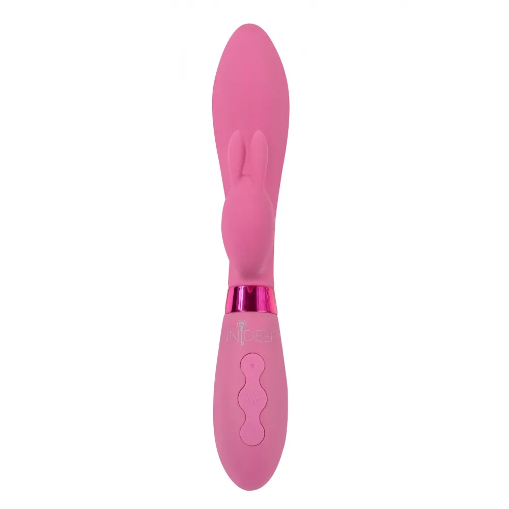 Rabbit vibrator ljubičasti - Indeep Pro Theona