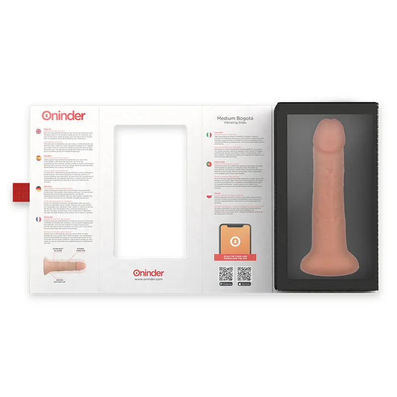 Vibrirajući dildo s aplikacijom 18 cm - Oninder Bogota Vibrirajući dildo s aplikacijom 18 cm - Oninder Bogota