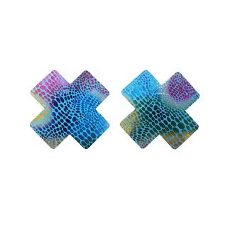 Pokrivala za bradavice višebojna - Blue Fish Scale