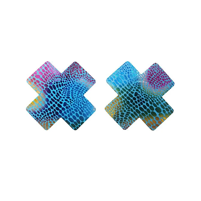 Pokrivala za bradavice višebojna - Blue Fish Scale