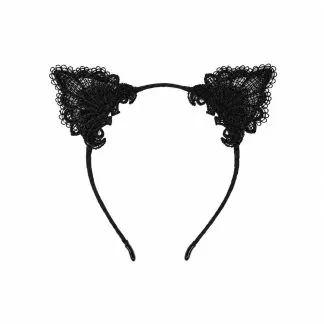 Ukrasni obruč za kosu - Midnight Kitty